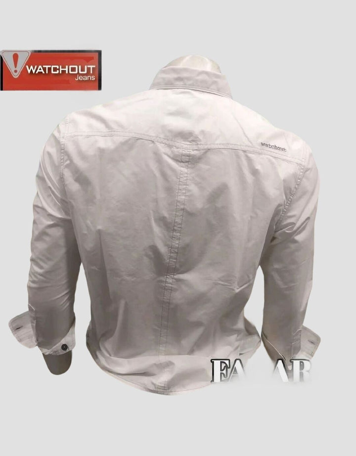 Watchout Jeans Plain Style Men's Shirt