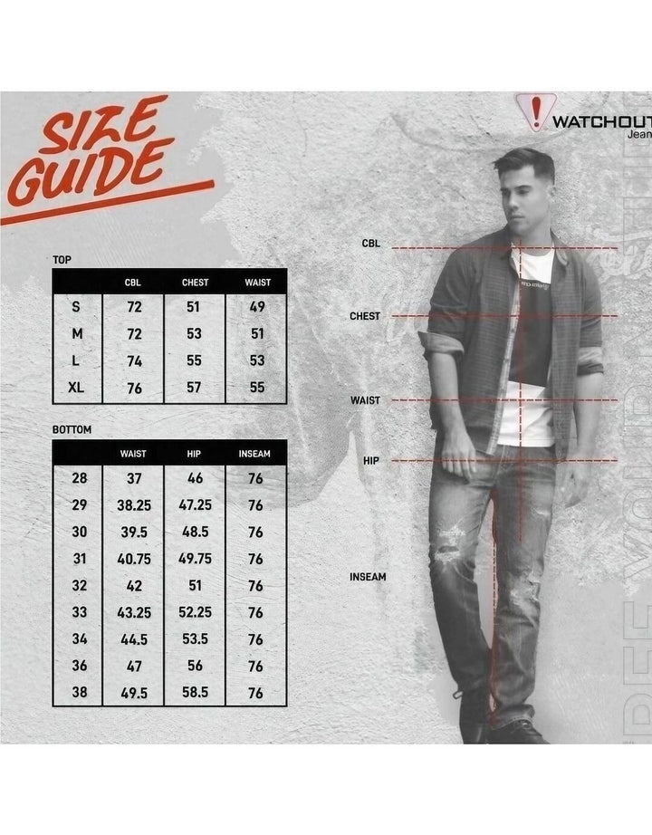 Watchout Jeans Plain Style Men's Shirt