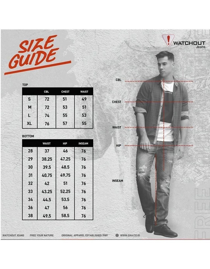 Watchout Kemeja Polos Pria
