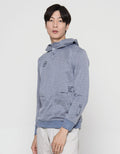 Watchout Jeans Pocket Jaket Hoodie Pria