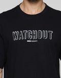 Watchout Jeans Kaos Pria Print Brand