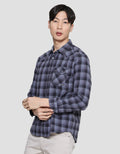 Watchout Jeans Check Flannel Kemeja Pria