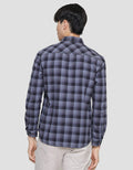 Watchout Jeans Check Flannel Kemeja Pria