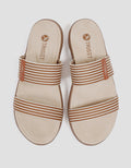 Triset Stripe Flat Sandals