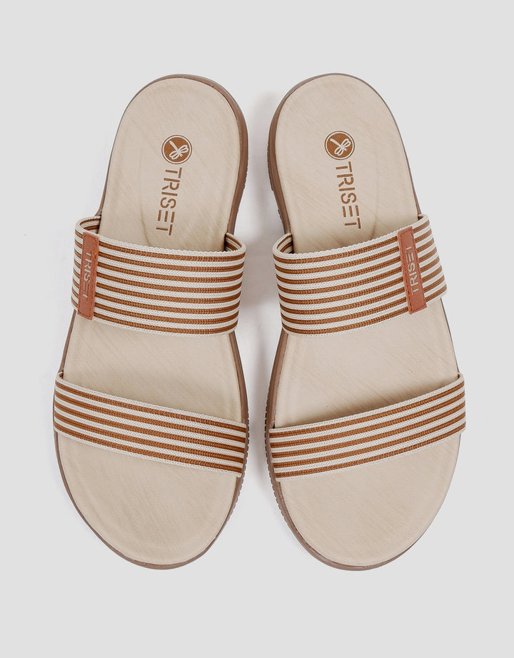 Triset Stripe Flat Sandals