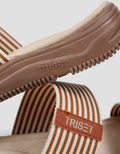 Triset Stripe Flat Sandals