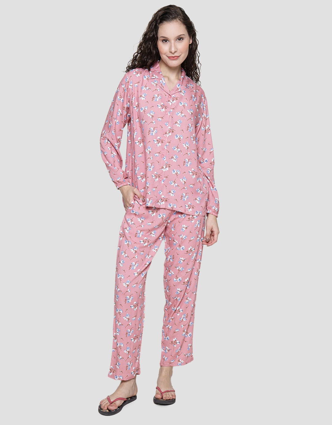 St. Yves Blossom Floral Women's Pajamas Set