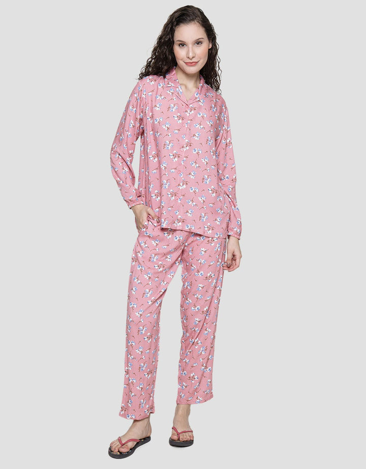 St. Yves Blossom Floral Women's Pajamas Set
