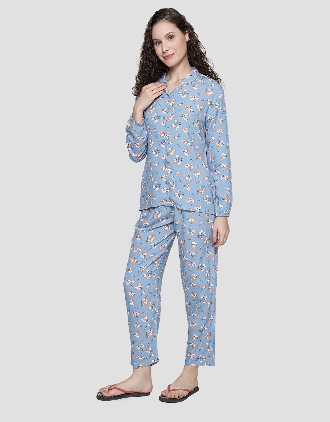 St. Yves Blossom Floral Women's Pajamas Set