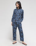 St. Yves Long Sleeve Pajama Pants Leaves Bold