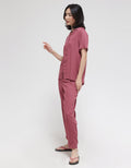 St. Yves Short Sleeve Pajama Pants Solid Lina