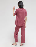 St. Yves Short Sleeve Pajama Pants Solid Lina