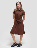 Connexion Short Sleeve Midi Dress