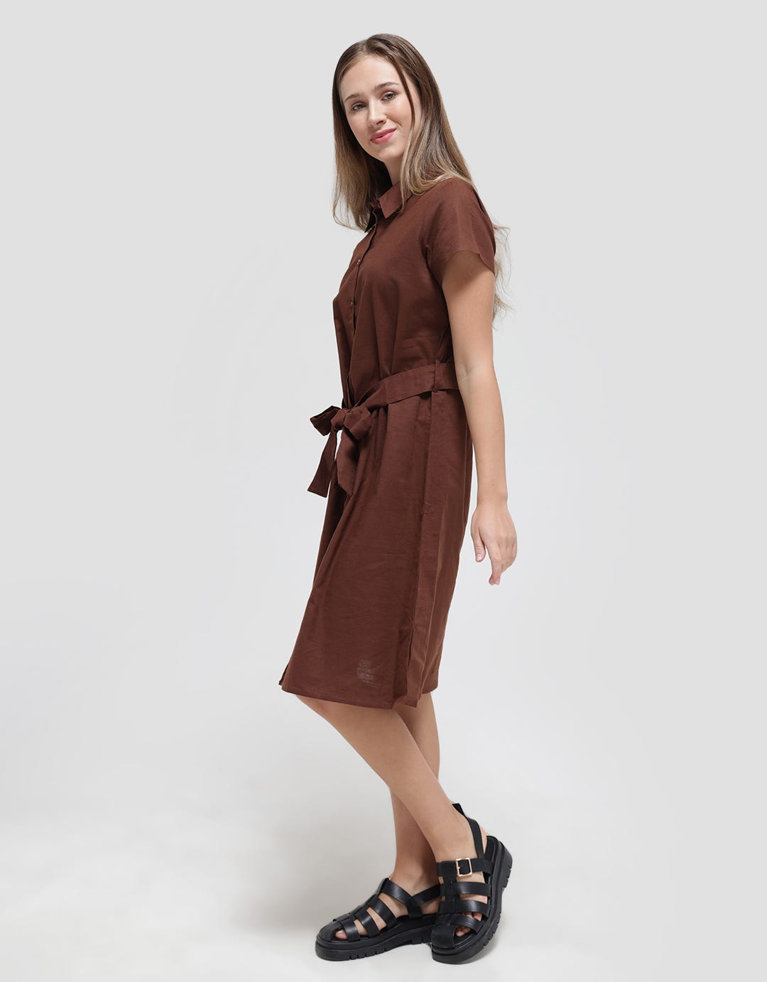 Connexion Short Sleeve Midi Dress