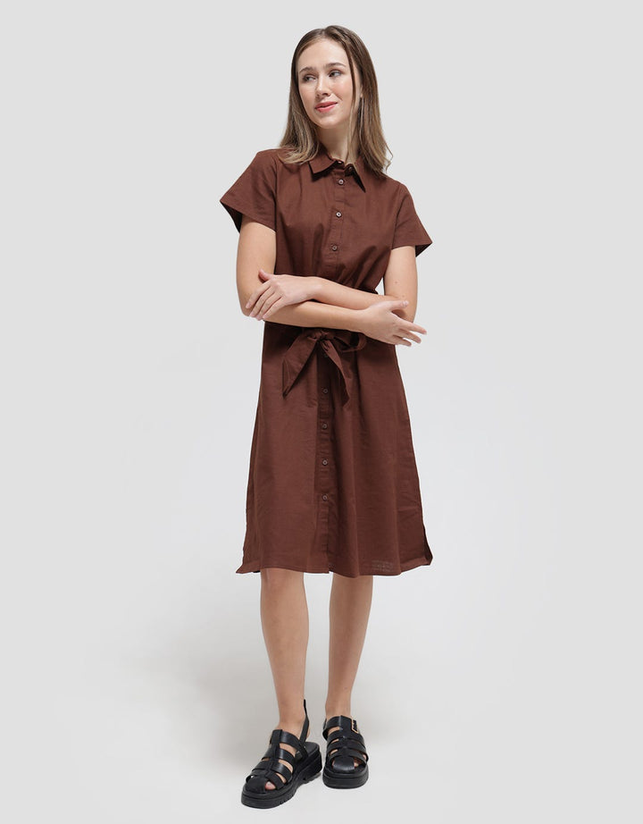 Connexion Short Sleeve Midi Dress