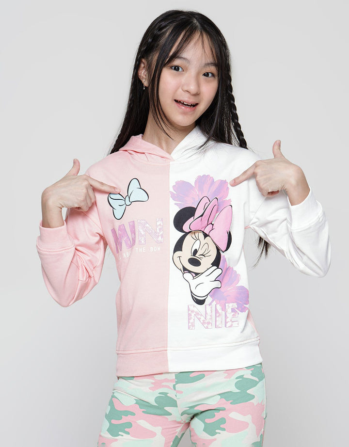Disney Sweatshirt Hoodie Minnie All About The Bow