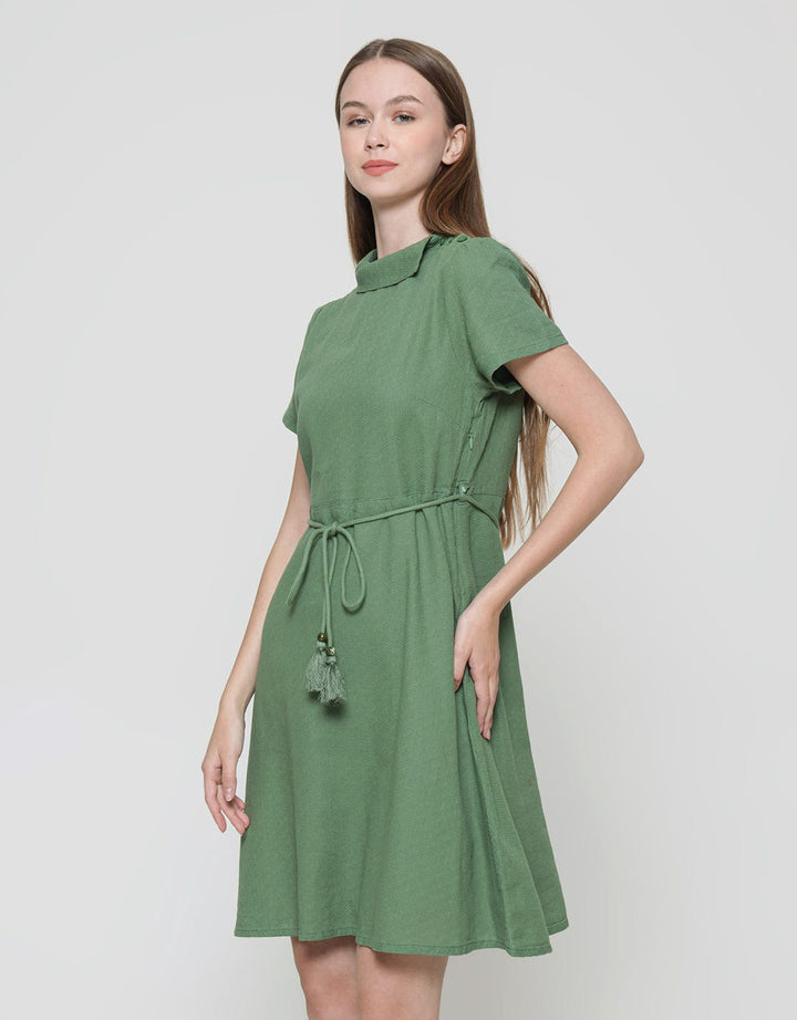 Exit Lyka Midi Dress With Belt Wanita