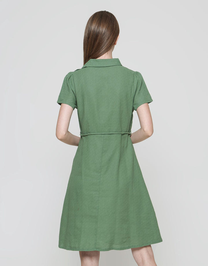 Exit Lyka Midi Dress With Belt Wanita