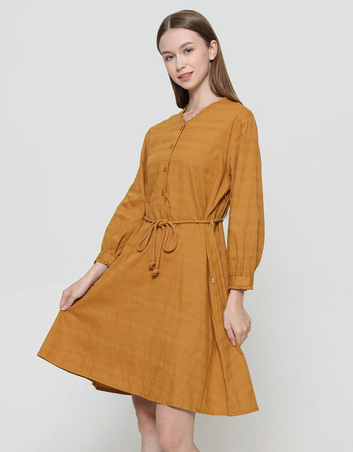 Expand Uva Midi Dress Belt Wanita