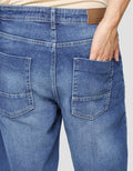 Cole Denim Short Pants Solid W Soft Whisker