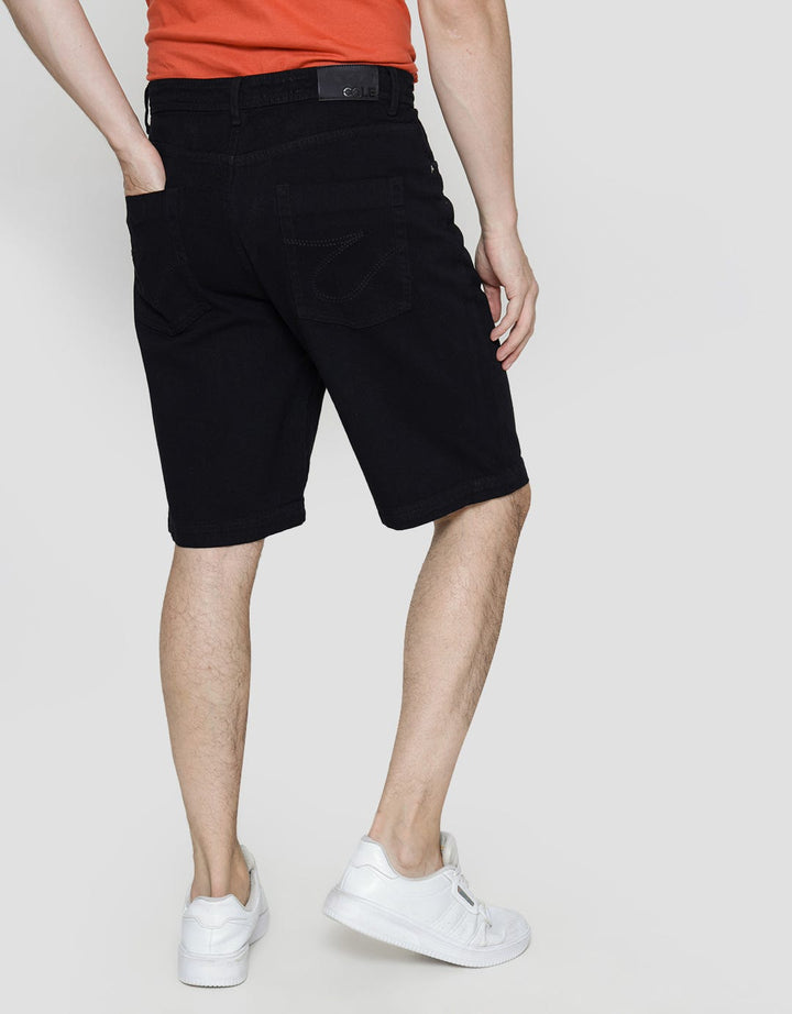 Cole Denim Short Pants Solid Basic Washed