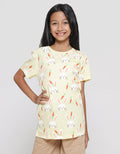 Aero Bunny Carrot Girls Short Sleeve T-Shirt