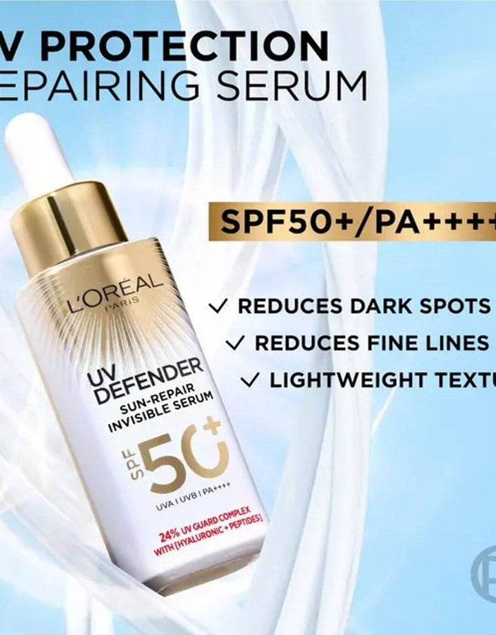 L'Oreal Paris UV Defender Sun-Repair Invisible Serum SPF 50+
