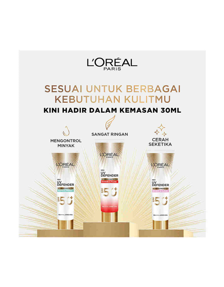 L’Oreal UV Defender Serum Protector Fresh Matte SPF50+ 30 ml