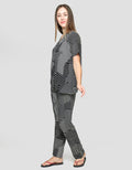 St. Yves Short Sleeve Pyjama Pants Stipe Mix