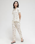 Disney Short Sleeve Pyjama Pants Minnie Good Night Stars