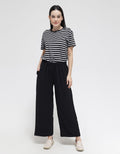 Anyday Long Pants Culotte With Solid Color