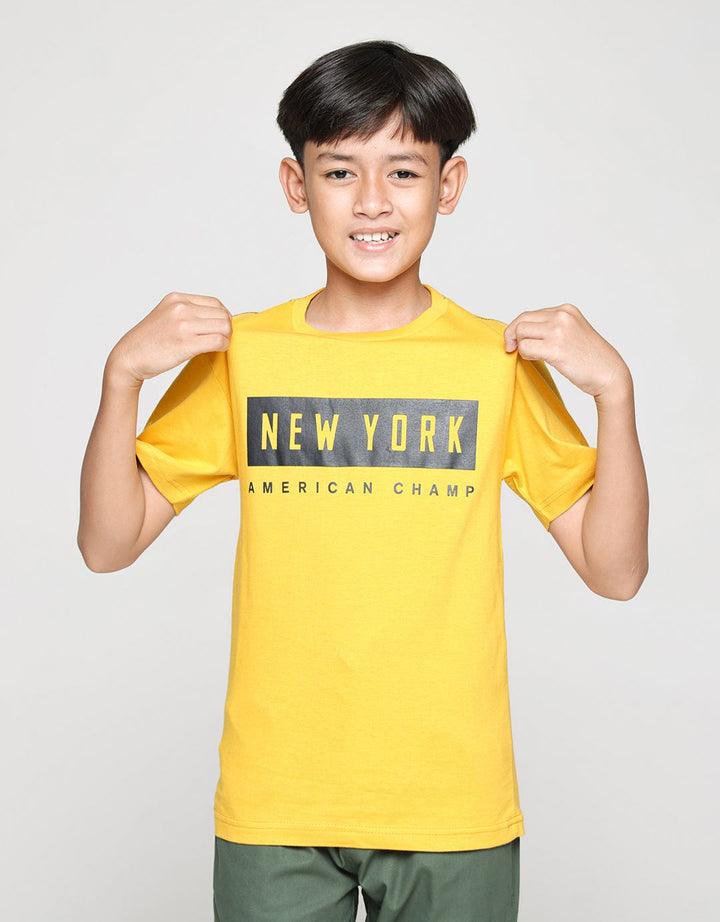 Nevada NY Print Kaos Anak Laki-laki