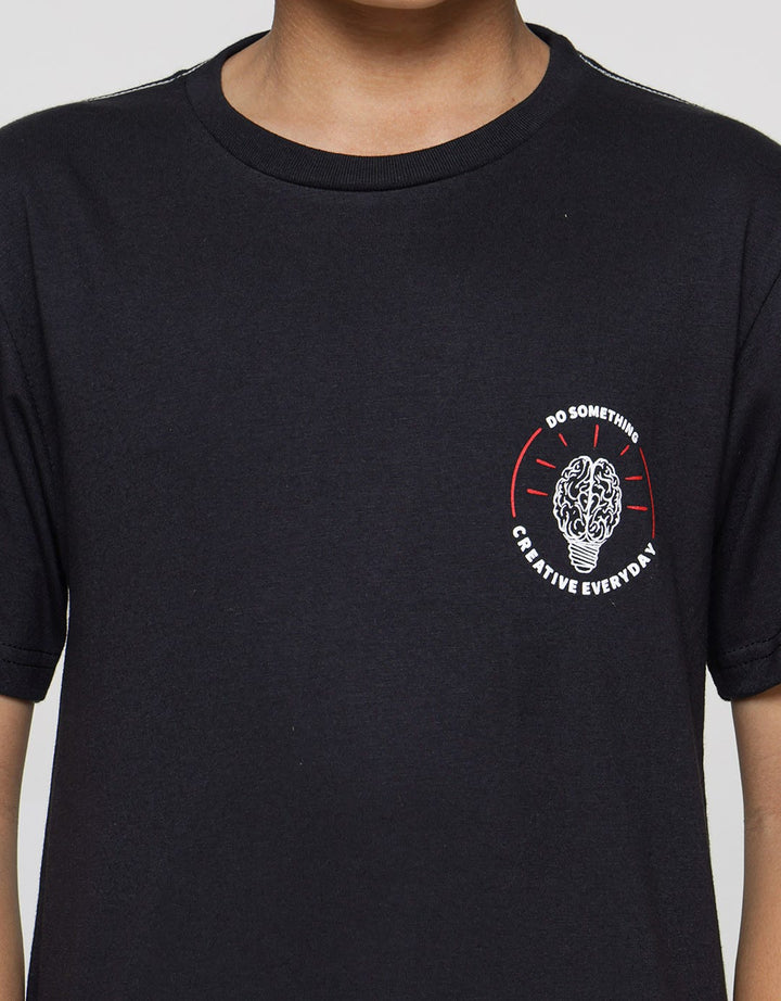Nevada Short Sleeve T-Shirt Print Logo Brain