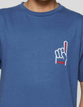 Nevada Short Sleeve T-Shirt Print Logo Finger