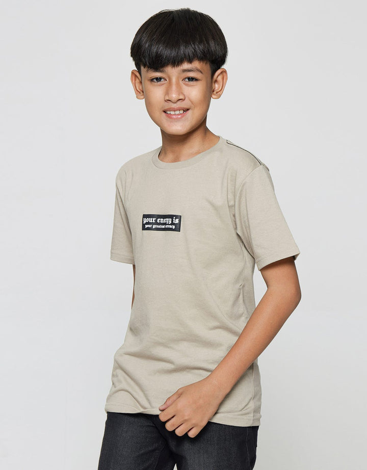 Nevada Your Energy Print Kaos Anak Laki-laki