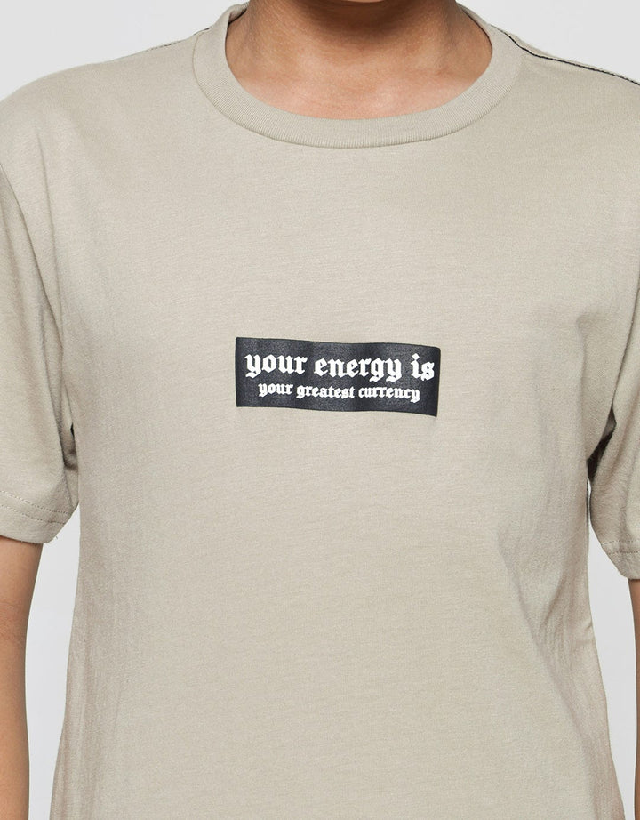 Nevada Your Energy Print Kaos Anak Laki-laki