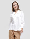 Details of Women's Wide Placket Blouse