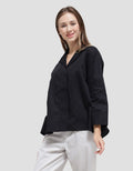 Details of Women's Wide Placket Blouse