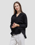 Details of Women's Wide Placket Blouse