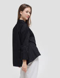 Details of Women's Wide Placket Blouse