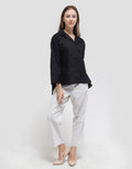 Details of Women's Wide Placket Blouse