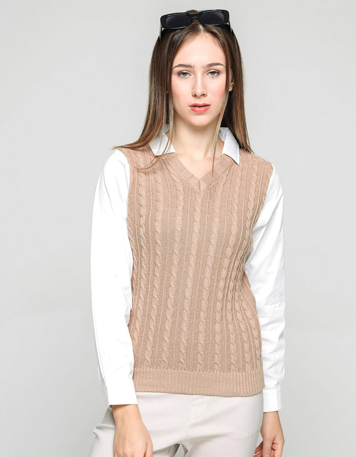 Details Women's Long Sleeve Knit Top Shirt