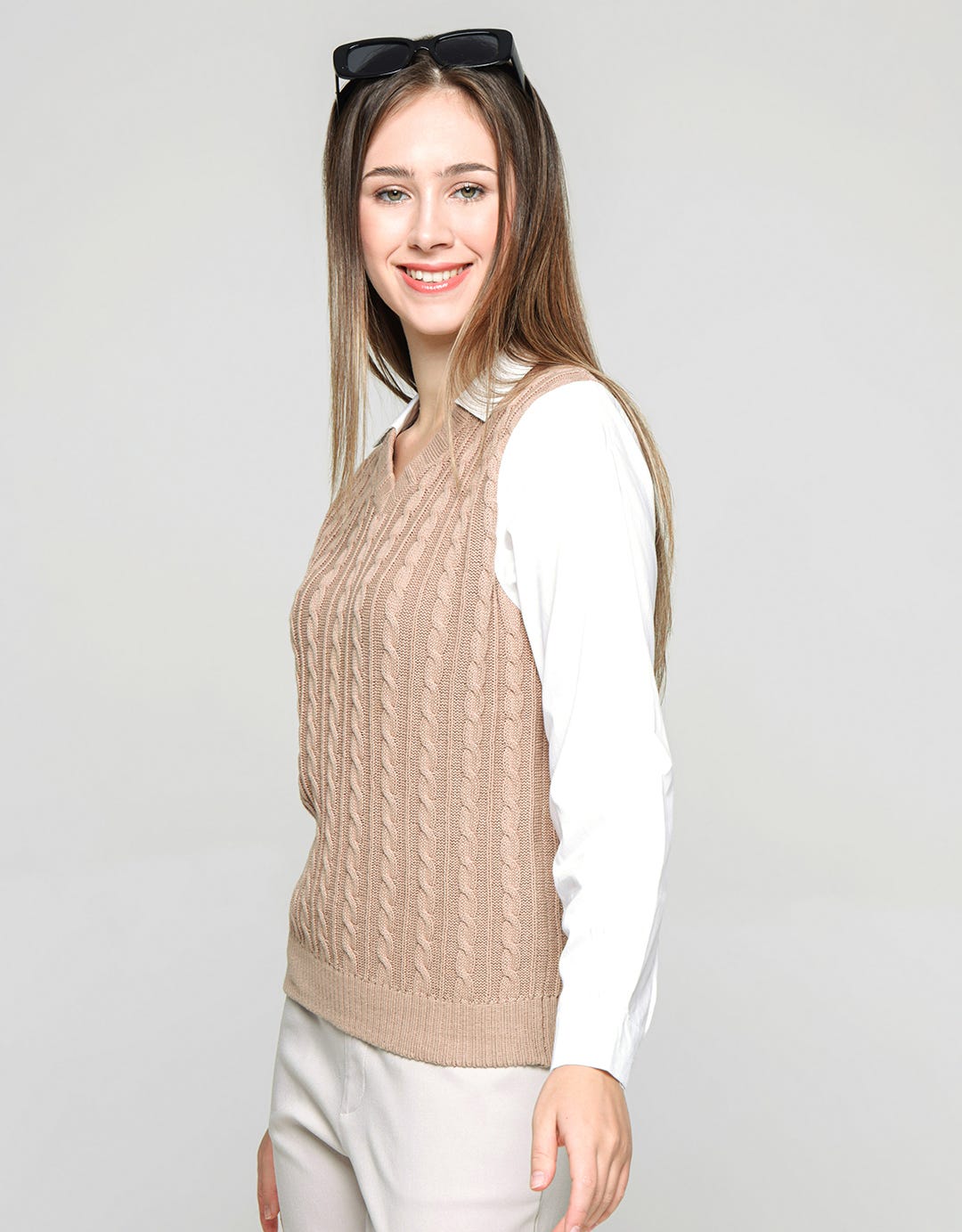 Details Women's Long Sleeve Knit Top Shirt