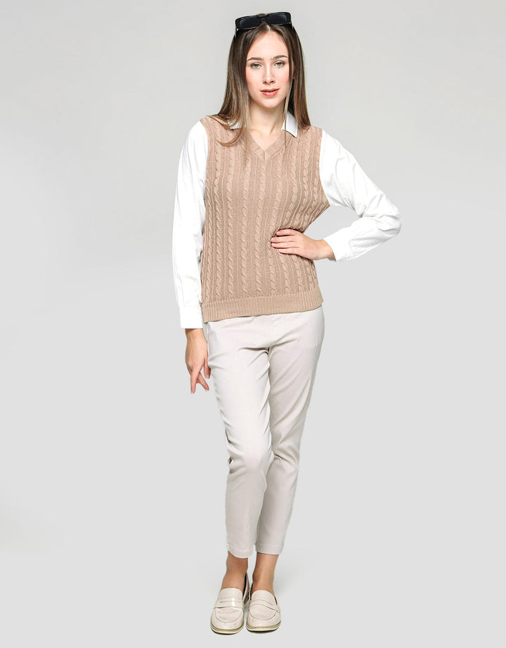 Details Women's Long Sleeve Knit Top Shirt