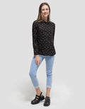 Connexion Long Sleeve Shirt With Flower Print