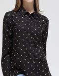 Connexion Long Sleeve Shirt With Flower Print