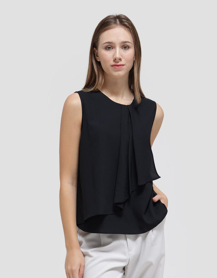 Connexion  Sleveless Shirt Top Poly