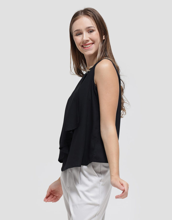 Connexion  Sleveless Shirt Top Poly
