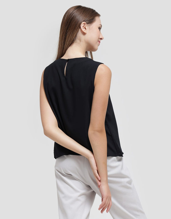 Connexion  Sleveless Shirt Top Poly