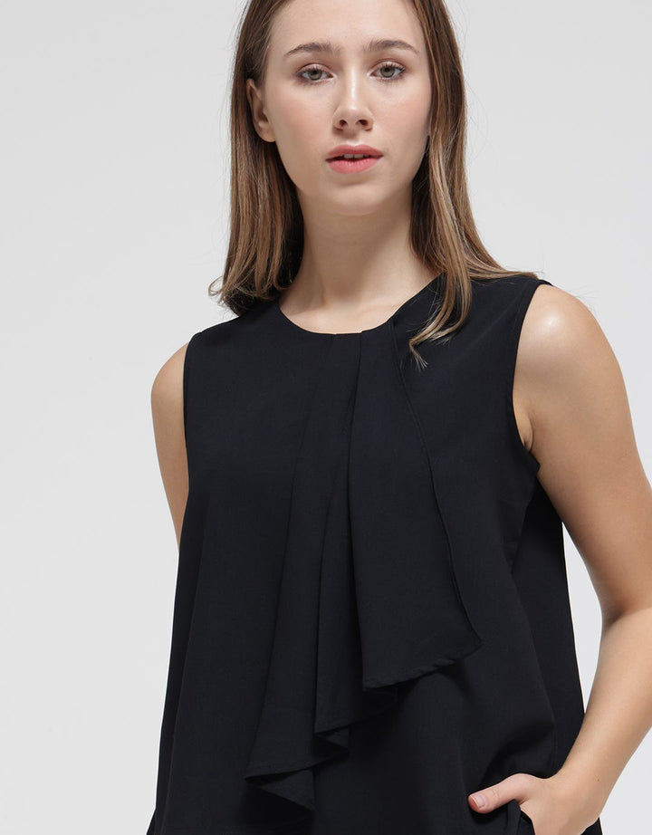 Connexion  Sleveless Shirt Top Poly